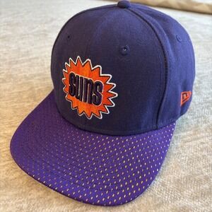 New Era 9Fifty NBA Phoenix‎ Suns Purple Snapback Retro Hat Hardwood Classics